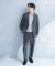 LIFE STYLE TAILOR　リネンライクコンフォータブル1タックパンツ