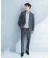 LIFE STYLE TAILOR　リネンライクコンフォータブル1タックパンツ