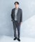 LIFE STYLE TAILOR　リネンライクコンフォータブル1タックパンツ