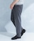 LIFE STYLE TAILOR　リネンライクコンフォータブル1タックパンツ