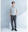 LIFE STYLE TAILOR　リネンライクコンフォータブル1タックパンツ
