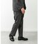 LIFE STYLE TAILOR　リネンライクコンフォータブル1タックパンツ