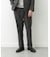 LIFE STYLE TAILOR　リネンライクコンフォータブル1タックパンツ
