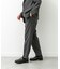 LIFE STYLE TAILOR　リネンライクコンフォータブル1タックパンツ