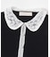 MARILYN MOON　LACE COLOR KNIT CARDIGAN