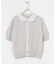 MARILYN MOON　LACE COLOR KNIT CARDIGAN