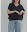 『WEB限定』Vネックコクーンニット