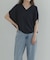 『WEB限定』Vネックコクーンニット