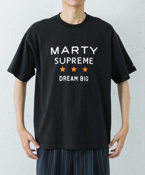 URBAN RESEARCH×MARTY SUPREME×A24 SOLID 3STAR LOGO T-SHIRTS