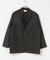 new basic　WOOL LINEN SINGLE SHIRTS JACKET