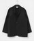 new basic　WOOL LINEN SINGLE SHIRTS JACKET