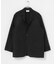 new basic　WOOL LINEN SINGLE SHIRTS JACKET