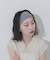 カラーボーダーヘアバンド