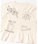 シャーリングデザインプリントTEE