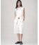 new basic　SILK LINEN HALF PANTS