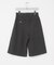 new basic　SILK LINEN HALF PANTS