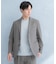 LIFE STYLE TAILOR　シアサッカーストレッチジャケット