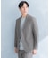 LIFE STYLE TAILOR　シアサッカーストレッチジャケット