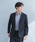 LIFE STYLE TAILOR　シアサッカーストレッチジャケット