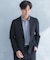 LIFE STYLE TAILOR　シアサッカーストレッチジャケット