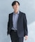LIFE STYLE TAILOR　シアサッカーストレッチジャケット