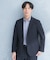 LIFE STYLE TAILOR　シアサッカーストレッチジャケット