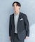 LIFE STYLE TAILOR　シアサッカーストレッチジャケット
