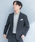 LIFE STYLE TAILOR　シアサッカーストレッチジャケット