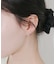 アシンメトリーハートイヤリング