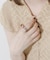 ステンレスニュアンスクロスラインリング
