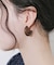 ウッドフープピアス