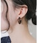 ウッドフープピアス
