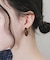 ウッドフープピアス