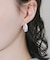 ダルメシアンニュアンスフープピアス