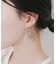 クリアメタルアシンメトリーピアス