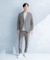 LIFE STYLE TAILOR　シアサッカーストレッチパンツ