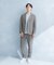 LIFE STYLE TAILOR　シアサッカーストレッチパンツ