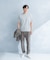 LIFE STYLE TAILOR　シアサッカーストレッチパンツ