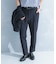 LIFE STYLE TAILOR　シアサッカーストレッチパンツ