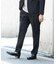 LIFE STYLE TAILOR　シアサッカーストレッチパンツ