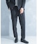 LIFE STYLE TAILOR　シアサッカーストレッチパンツ