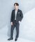 LIFE STYLE TAILOR　シアサッカーストレッチパンツ