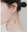 タッセルスウィングフープピアス