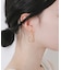 ステンレスニュアンスラインフープピアス