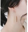 ステンレスアシンメトリーハートピアス
