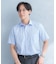 LIFE STYLE TAILOR　セミワイド半袖シャツ