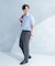 LIFE STYLE TAILOR　セミワイド半袖シャツ