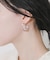クリアボリュームフープピアス