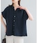 『WEB／一部店舗限定』汗染防止デザインボタンカットブラウス