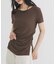 シャーリングスリットTEE